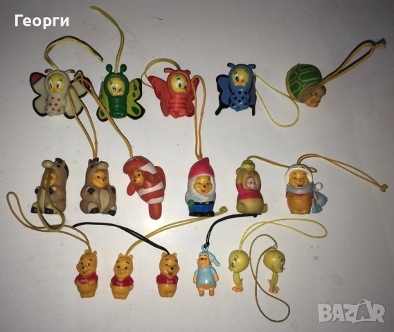 Фигурки на Мечо Пух и Туити от Италия. Winnie The Pooh Tweety Disney, снимка 3 - Фигурки - 52695381