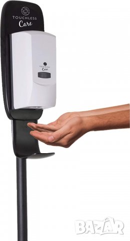 IKRA Touchless Care 2в1 поставка за дезинфекция и дозатор за сапун, включително 3x FFP2 маска, снимка 2 - Други - 39976723