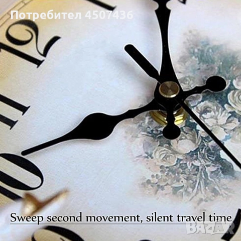 Бял стенен часовник с кукувица,форма на къща,безшумен, регулируема сила на звука, снимка 14 - Стенни часовници - 52116104