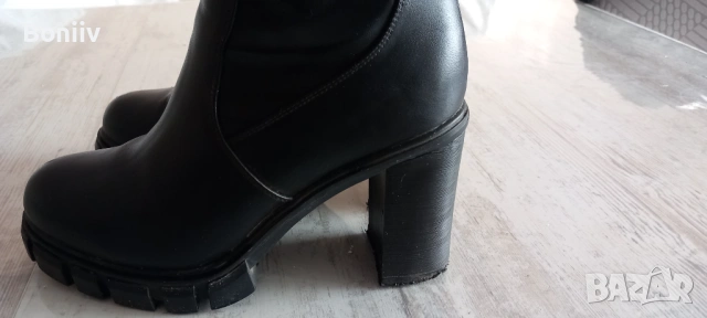 Дамски боти на висок ток №36, снимка 7 - Дамски боти - 53060980