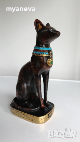 Бастет, египетска богиня на котките, дома, женствеността, плодородието, радостта , снимка 5 - Статуетки - 53470596