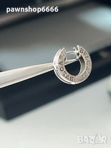 Златна обеца 14 карата BVGARI