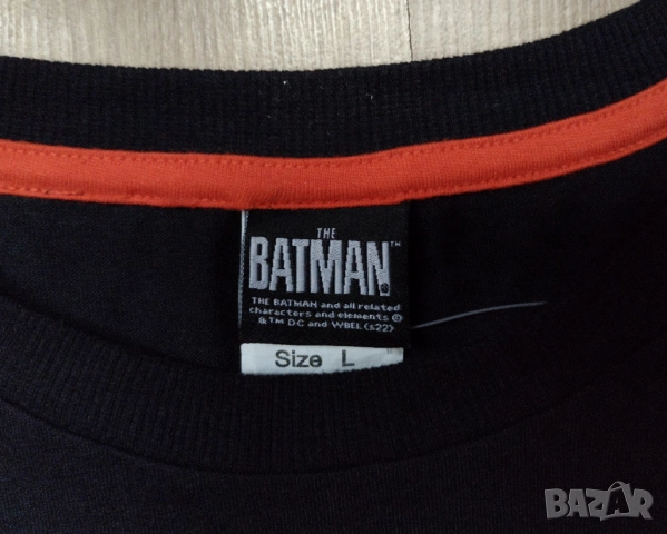 Batman / Anime - мъжка блуза на DC Comics, снимка 3 - Блузи - 52351519