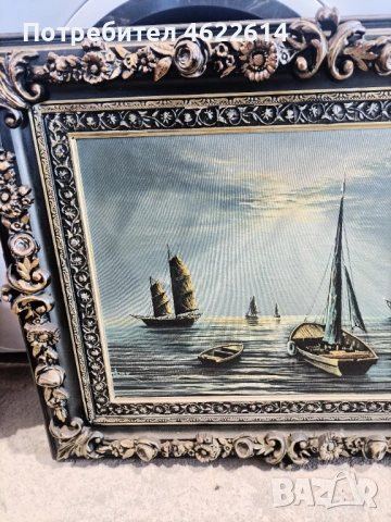 КРАСИВА АВТОРСКА КАРТИНА МАСЛЕНИ БОИ ВЪРХУ ПЛАТНО , снимка 4 - Картини - 53117767