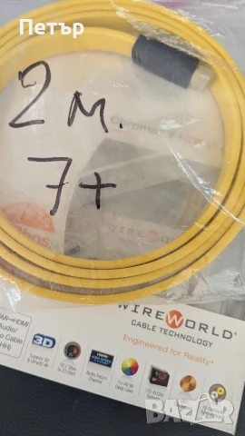 WireWorld Chroma 7+ HDMI 4К 18 GBps Кабели, снимка 11 - Кабели и адаптери - 50447262