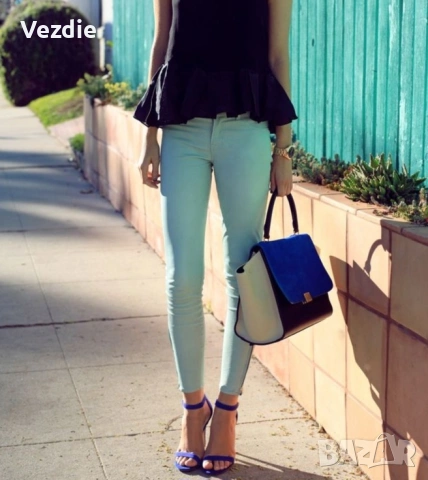 Zara сини дамски дънки