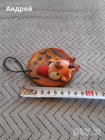 Стара дървена декорация,сувенир, снимка 6 - Други ценни предмети - 43885190