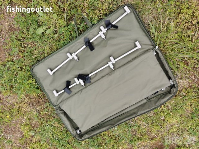 Шаранска стойка за три въдици . Изцяло метална. Топ качество !, снимка 11 - Такъми - 36709511