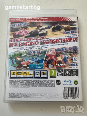Sonic All Stars Racing Transformed за Playstation 3(PS3), снимка 2 - Игри за PlayStation - 51359226