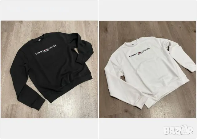 Унисекс блуза🔝Мъжка ватирана блуза Tommy Hilfiger - 2 цвята🔝Дамска блуза Томи Хилфигер Код LFS133, снимка 1