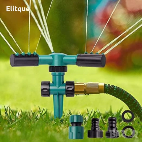 Градинска пръскачка автоматично въртяща се на 360 градуса, снимка 5 - Други стоки за дома - 52854587