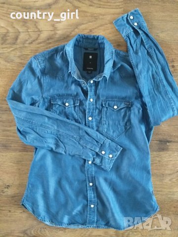 g-star tacoma straight shirt wmn - страхотна дамска риза КАТО НОВА, снимка 6 - Ризи - 28005317