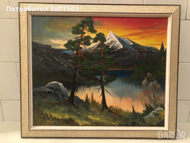 КАРТИНА С МАСЛЕНИ БОИ  