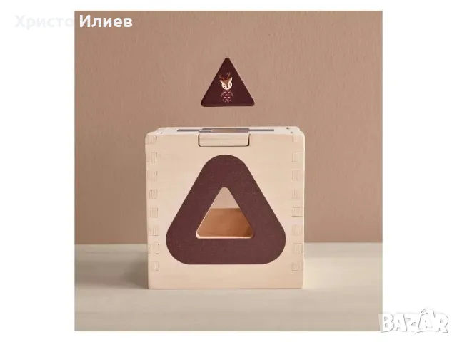 Дървена играчка Дървен куб сортер пъзел Монтесори , снимка 7 - Образователни игри - 49709526