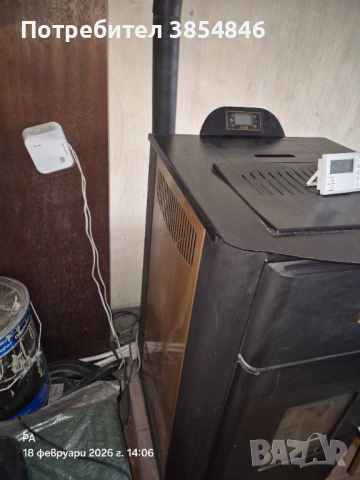 Продавам камина с водна риза на пелети Golden Fire GF24-24kw, снимка 4 - Отоплителни печки - 53523308