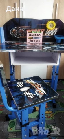 Детска маса със столче, снимка 2 - Мебели за детската стая - 52184128