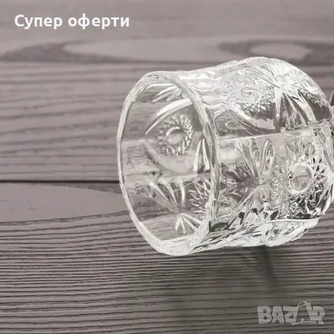 Комплект от 6 бр. чаши за вино със столчета за елегантно сервиране, снимка 3 - Чаши - 49123594