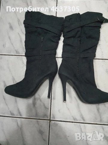 маркови къси ботуши от велур