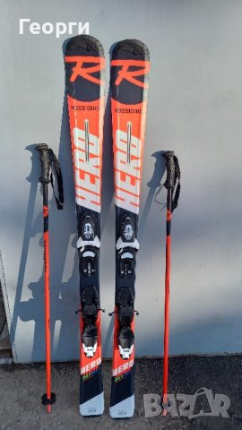 Детски комплект Rossignol-130 см.+Rossignol-25, снимка 1 - Зимни спортове - 43449903