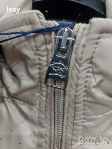 Мъжко пролетно есенно яке Паул Шарк в бежав цвят , снимка 7 - Якета - 52375869