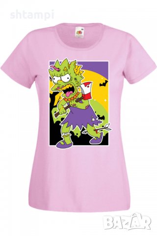 Дамска тениска The Simpsons Lisa Simpson 01,Halloween,Хелоуин,Празник,Забавление,Изненада,Обичаи,, снимка 1 - Тениски - 38154299