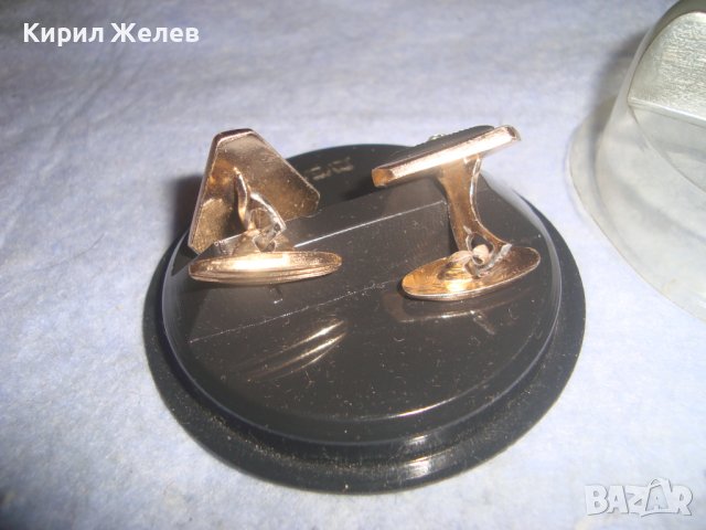 СТАРИ ПОЗЛАТЕНИ БУТОНЕЛИ - ДУБЛЕ с ФАСЕТИРАН ЦИРКОН в КУТИЙКА 18898, снимка 8 - Антикварни и старинни предмети - 37590672