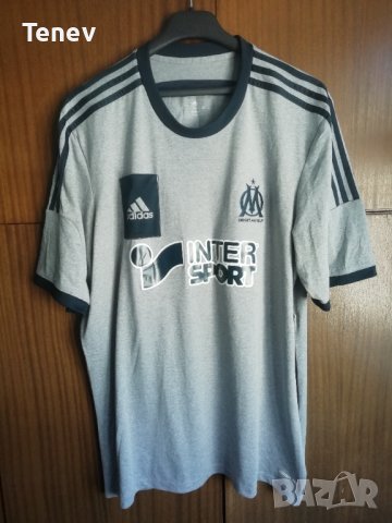 Olympique Marseille Alessandrini Adidas оригинална тениска фланелка Олимпик Марсилия 2014/2015 Away , снимка 2 - Тениски - 43288770