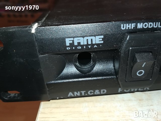 FAME MSW-4/1 UHF MODULE 4-CHANELL WIRELESS MICROPHONE SYSTEM-ВНОС GERMANY LK1EWC1211231032, снимка 2 - Ресийвъри, усилватели, смесителни пултове - 42956546
