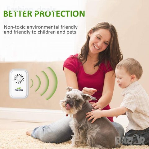 Нови 4 броя Ултразвуков уред отблъскващ вредители-комари, мишки, насекоми, снимка 6 - Други стоки за дома - 39683377