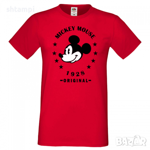 Мъжка тениска Mickey Mouse Original 1928 Подарък,Изненада,Рожден ден, снимка 8 - Тениски - 36577434