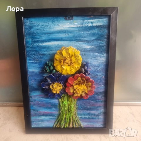 🎨 Арт пано „Цветен букет“ от арт ателие Lollipop