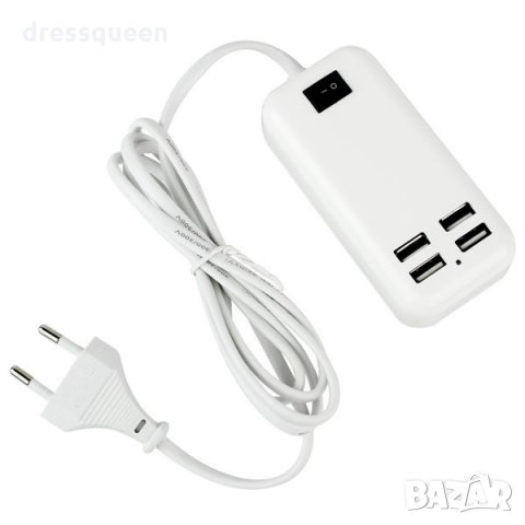 USB зарядно, разклонител, с 4 USB изхода, 15W, снимка 5 - Други стоки за дома - 26868560