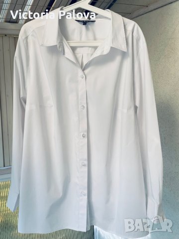 Голяма бяла риза ULLA POPKEN , снимка 12 - Ризи - 38250326