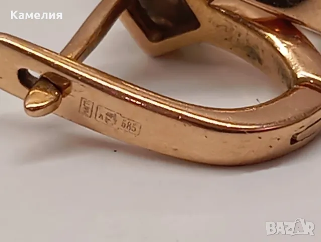 Руско злато , снимка 2 - Обеци - 49795611