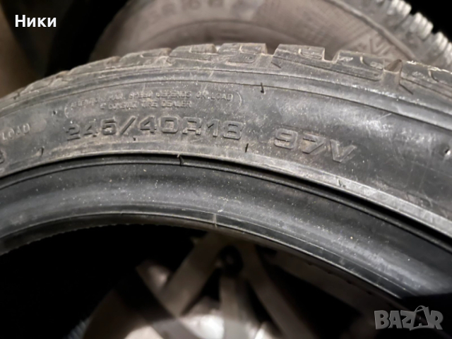 2бр. 245/40/18 Goodyear DOT3222 , снимка 6 - Гуми и джанти - 52773073