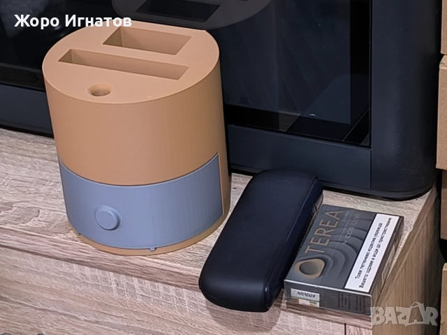 Холдър/Поставка за устройство Icos ILUMA и цигари Тереа/Terea с пепелник, снимка 3 - Декорация за дома - 52944535