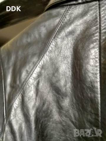 Кожено дълго манто-перфектно с-ние, снимка 6 - Палта, манта - 39282210