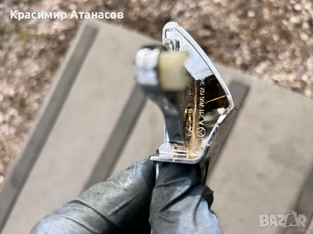 Вътрешна дръжка предна дясна  за Мерцедес CLS. W219. A2117660224, снимка 5 - Части - 48955964