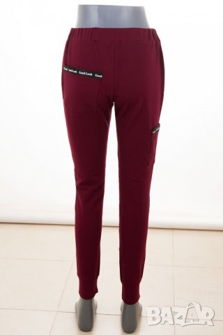 Дамски панталон цвят бордо марка Tessita - S, снимка 2 - Панталони - 37672392