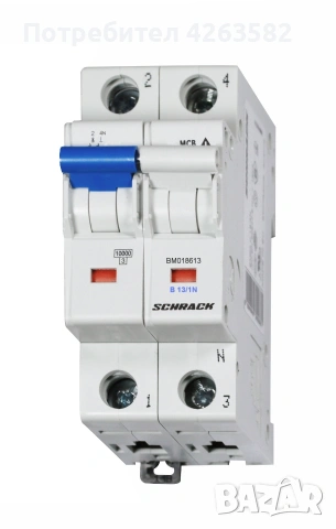 Четириполюсен автоматичен прекъсвач SCHRACK 