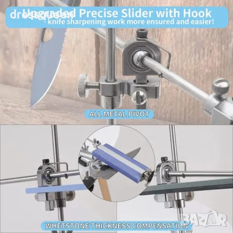 4387 Система за заточване на ножове с фиксиран ъгъл RUIXIN PRO RX009, снимка 2 - Други стоки за дома - 48905870