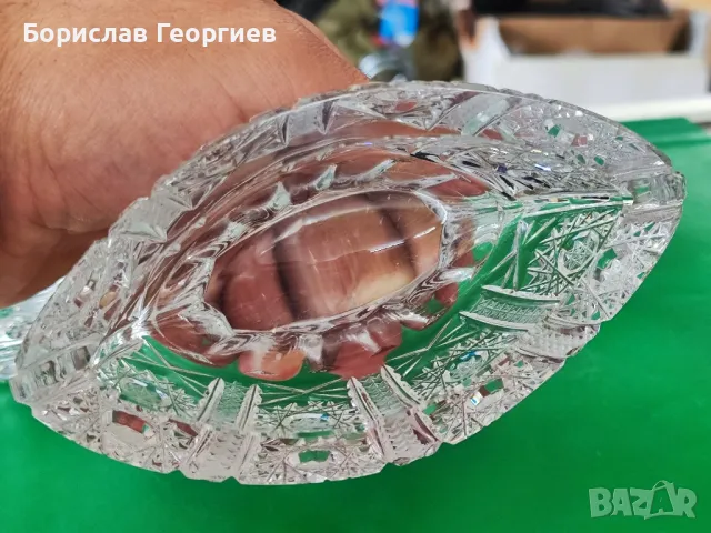 Кристален свещник, снимка 4 - Колекции - 48676157