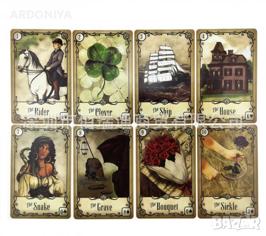 Under the Roses Lenormand - карти Ленорман, снимка 14 - Други игри - 39280159