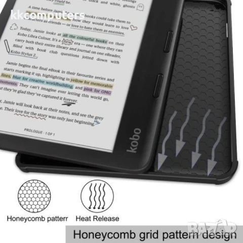 Kobo Libra Colour Кожен Калъф, снимка 12 - Калъфи, кейсове - 50961167