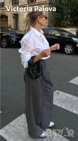 AUGENSTERN натур мода  панталон от груб лен, снимка 13 - Панталони - 47615446