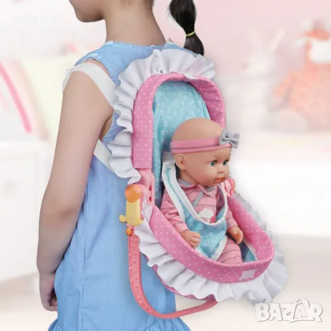 Комплект бебешкa куклa с 10 звука и полиморфен порт Bebe S_1188586, снимка 4 - Кукли - 48212378