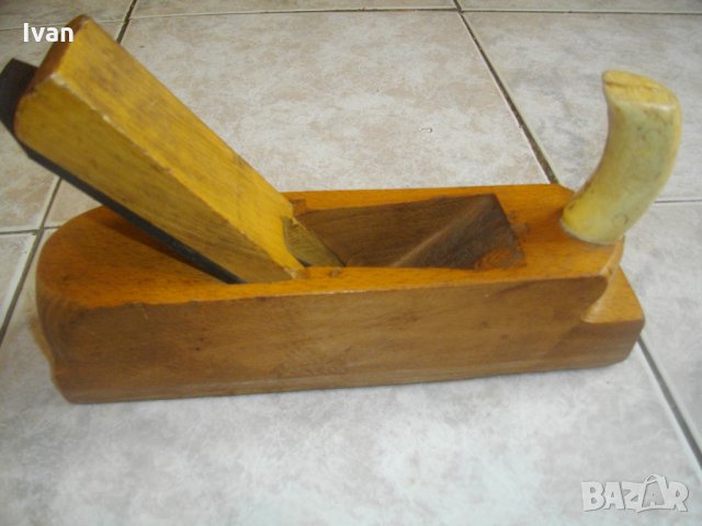 Ретро-Руско Ръчно Ренде-48мм-Буков корпус с Кокалена Дръжка-Ретро Качество-Отлично-Голямо