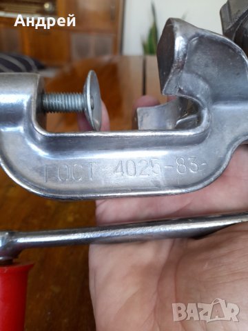 Стара алуминиева месомелачка #3, снимка 4 - Антикварни и старинни предмети - 36780677