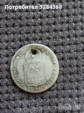 Австрия 6 кройцера 1849 , снимка 2 - Нумизматика и бонистика - 40546411