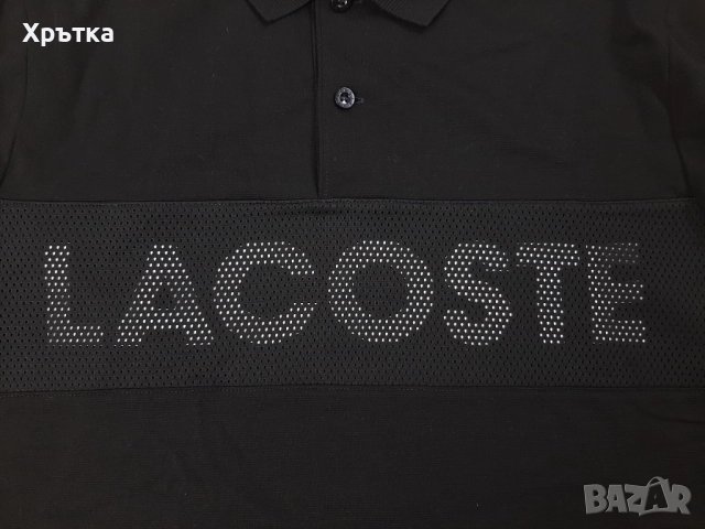 Lacoste Super Light Mesh - Оригинална мъжка тениска с яка р-р L, снимка 7 - Тениски - 52308983